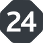 Normal, solid, octagon, ecommerce, crm, hosting, domain, collaboration, project, intranet, extranet, bitrix, 24, bitrix24 icon