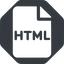 Normal, solid, octagon, file, html, file-html, file-html-solid icon