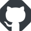Normal, solid, octagon, logo, brand, social, network, repo, github, cat, github-alt, git icon