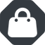 Normal, solid, octagon, shopping, cart, market, hand, handbag, bag, bags, handbag-solid icon