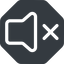 Up, normal, solid, octagon, speaker, volume, mute, unmute, music, sound, loudspeaker, volume-mute, silence, silent icon