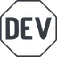 Thin, line, octagon, code, dev.to, devto, dev, programming, developer, coding, dev-to icon