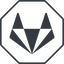 Thin, line, solid, octagon, brand, social, network, brands, repo, gitlab, gitlab-alt, gitlab-alt-solid, wolf icon