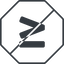 Thin, line, octagon, horizontal, mirror, symbol, prohibited, less, math, mathematics, greater, than, greater-than, less-than, greater-than-equal, less-than-equal, comparison, inequality, mathematical, smaller, bigger, less-than-equal-solid, equal, maths icon