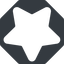 Thin, down, solid, octagon, star, rate, rating, star-solid, favorite icon