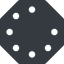 Up, solid, octagon, spinner, spin, wait, load, loading, spinner-thin, loader icon