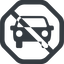 Up, octagon, car, front, vehicle, transport, car-front-small icon