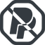 Line, wide, octagon, logo, brand, paypal, online, payment, prohibited, paypal-logo icon