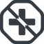 Line, wide, octagon, plus, add, new, prohibited, medical, plus-solid, create, addition, +, more, medic icon