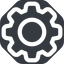 Octagon, setting, config, gear, wheel, settings, cog, gear-wide icon