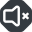 Up, wide, solid, octagon, speaker, volume, mute, unmute, music, sound, loudspeaker, mute-wide icon
