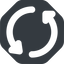 Wide, solid, octagon, spin, wait, load, loading, waiting, update, reload, refresh, loader, change icon