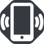Up, wide, solid, octagon, iphone, phone, mobile, android, gsm, smartphone, cell, bell, ring, ringing, ringtone, smartphone-ringing-solid icon