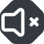Up, wide, solid, octagon, speaker, volume, mute, unmute, music, sound, loudspeaker, volume-mute-wide icon