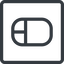 Line, left, normal, square, computer, keyboard, mouse, pointer, computer-mouse icon