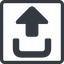 Line, left, normal, solid, square, sign, log, out, logout, log-out, exit, signout, sign-out-solid, disconnect icon
