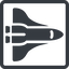 Line, right, normal, solid, square, space, nasa, shuttle, spacecraft, orbiter, satellite, space-shuttle, astronaut, discovery, atlantis, columbia, challenger, rocket, space-shuttle-solid icon