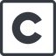 Line, normal, solid, square, letter, dev, programming, language, c, development, source, pointer, array, cpp, compiler, header, function, struct, qt, qtcreator, cevelop, c++ icon