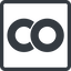 Line, normal, square, python, google, notebook, colab, jupyter, markdown, google-colab icon