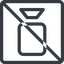 Line, left, normal, square, horizontal, mirror, youtube, video, prohibited, camera, film, movie, videocamera icon