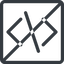 Line, normal, solid, square, horizontal, mirror, code, prohibited, html, text, editor, source, source-code, xml icon