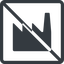 Line, normal, solid, square, factory, industry, prohibited icon