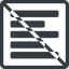 Line, up, left, normal, solid, square, prohibited, text, align, left-align, alignment, editor, left-align-solid, align-right icon