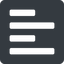 Down, left, normal, solid, square, horizontal, mirror, text, align, left-align, alignment, editor, align-left, align-left-alt, left-align-alt, left-align-alt-solid icon