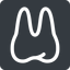 Down, normal, solid, square, horizontal, mirror, cog, medical, health, care, medic, clinical, tooth, molar, dental, dentist, stomatology, teeth icon
