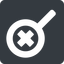 Down, normal, solid, square, cross, search, magnifying, glass, research, magnifying-glass, keywords, keyword, glass-cross, magnifying-glass-cross-solid, no-result, magnifying-glass-cross icon