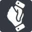 Left, normal, solid, square, horizontal, mirror, business, hand, handshake, shake, agreement, deal, hands, shaking, agree, handshake-solid icon