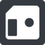 Left, solid, square, floppy, disk, backup, hard-floppy, save, saved, saving icon