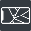 Right, normal, solid, square, horizontal, mirror, iphone, phone, android, gsm, smartphone, cell, broken, ios, break, iphone-broken, iphone-broken-alt icon