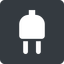 Right, normal, solid, square, electricity, plug, charge, charger, electric, plug-solid, electrics, electrical icon