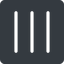Right, normal, solid, square, three, menu, collapse, bars, bar, expand, list, three-bars, burger, hamburger icon