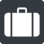 Normal, solid, square, check, horizontal, mirror, dot, pictogram, dot-50, baggage, check-in, suitcase, dot-baggage-check-in, luggage, claim, baggage-claim icon