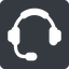 Normal, square, horizontal, mirror, phone, , call, headset-solid, headset, headphone, microphone, support icon