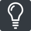 Up, normal, solid, square, light, bulb, brainstorming, creativity, idea, tip, lamp icon