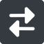 Up, normal, solid, square, arrow, update, change, switch, select, revert, double, double-arrow, change-solid icon
