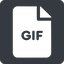 Normal, solid, square, image, graphics, video, file, photo, picture, clip, gif, animation, motion, animated, meme, interchange, file-gif-solid, file-gif icon