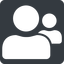 Normal, solid, square, users, group, team, friends, friend, community icon