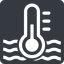 Normal, solid, square, temperature, thermometer, heat, hot, liquid, hot-liquid icon