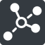 Normal, solid, square, network, chart, association, affiliate, network-solid, associate, zigbee icon