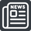 Normal, solid, square, times, paper, editor, newspaper, news, article, breaking-news, journalist, press, scoop, tabloid icon