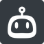 Up, normal, solid, square, rounded, robot, robotics, face, robot-rounded icon