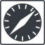 Thin, line, square, logo, brand, javascript, apple, html, browser, internet, safari, compass, apple-safari icon