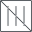 Thin, line, right, square, horizontal, mirror, three, prohibited, menu, collapse, bars, bar, expand, list, three-bars-thin, burger, hamburger icon