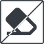 Thin, line, square, horizontal, mirror, remove, prohibited, eraser, erase, rubber, eraser-alt-solid, eraser-alt icon