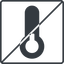 Thin, line, square, horizontal, mirror, prohibited, temperature, low, freeze, thermometer, temperature-low-solid, cold, temperature-low icon