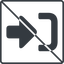 Thin, line, up, solid, square, sign, in, signin, login, log, log-in, download, upload, prohibited, connection, sign-in-solid icon